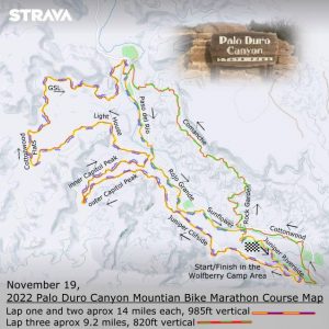 Palo duro canyon store mountain bike marathon